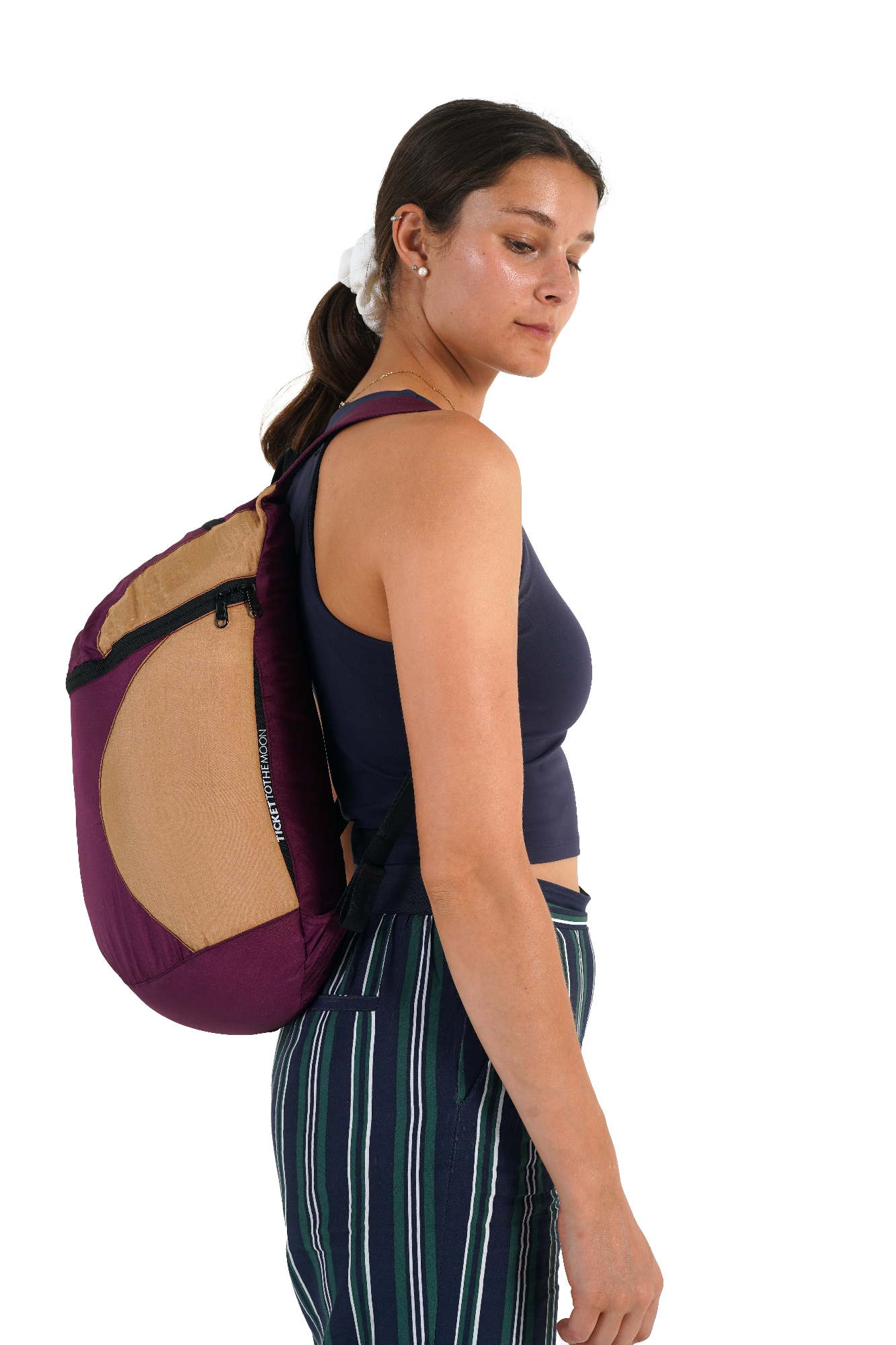 Ticket To The Moon Mini Backpack Plum 04