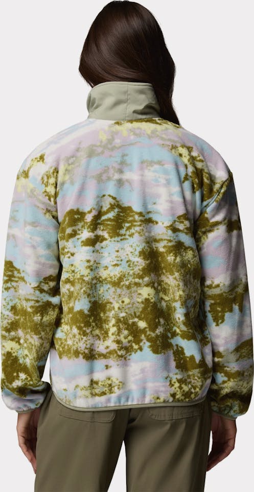 Columbia Women's Sequoia Grove Print Half Zip Fleece Citrus 05