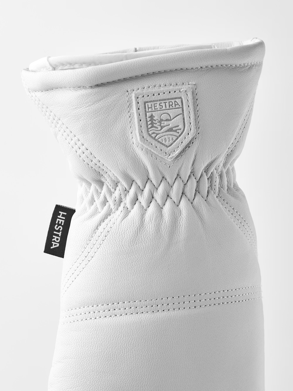 Hestra Leather Box Mitt Valkoinen 02