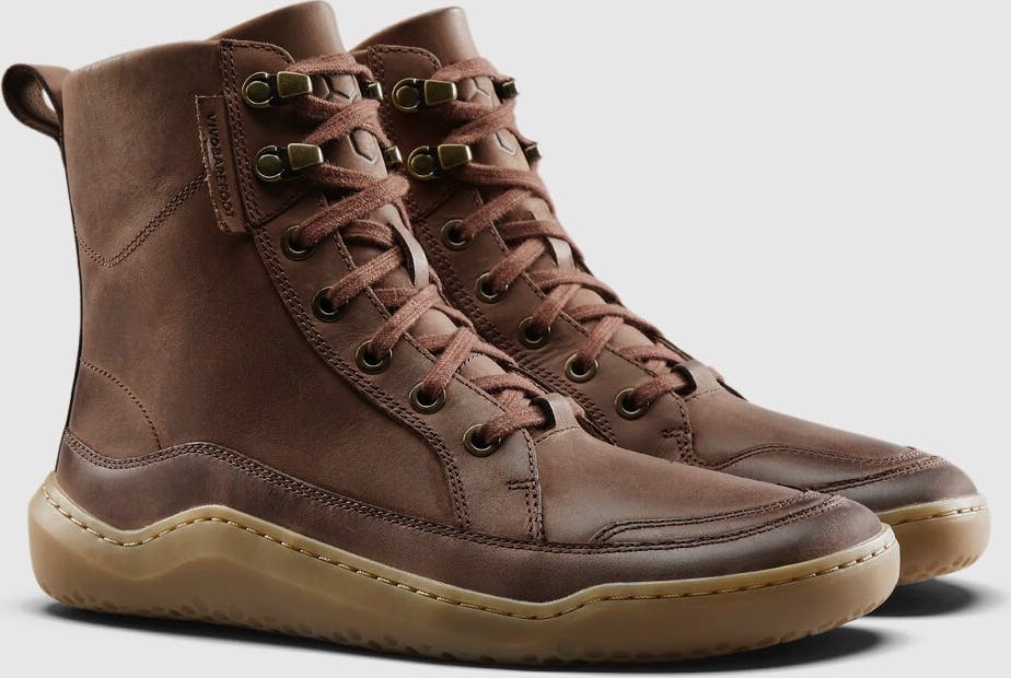 Vivobarefoot Women's Gobi Boot Warmlined - Naisten talvikengät Bark 01