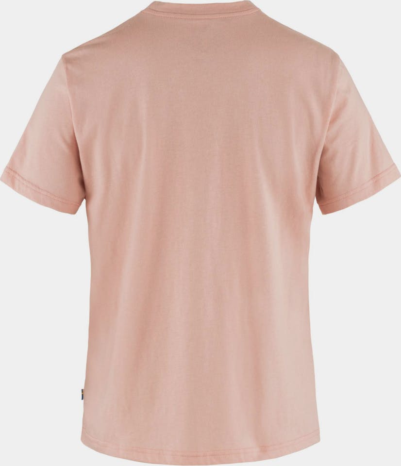 Fjällräven Women's Lush Logo Tee Pink Rose 02