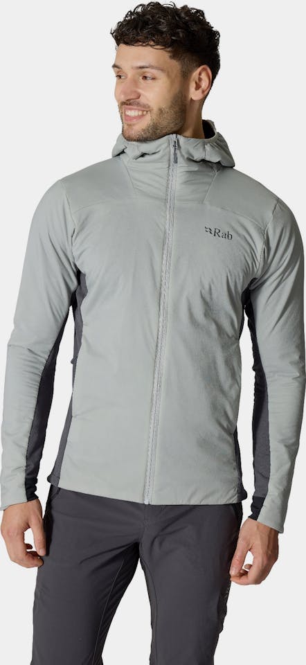Rab Men's Xenair Alpine Flex Jacket Light Zinc 01