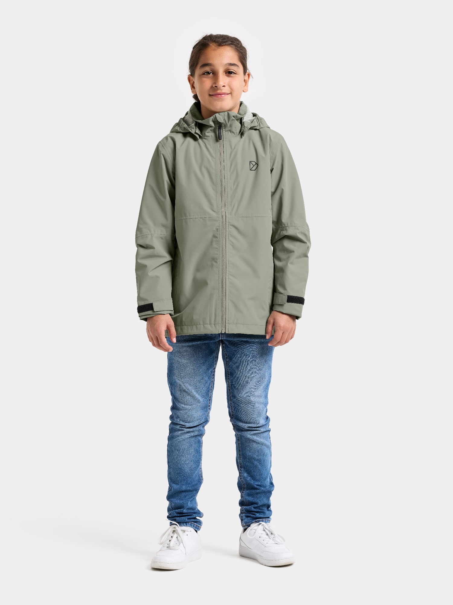Didriksons Piko 9 Kids Jacket Wilted Leaf 02