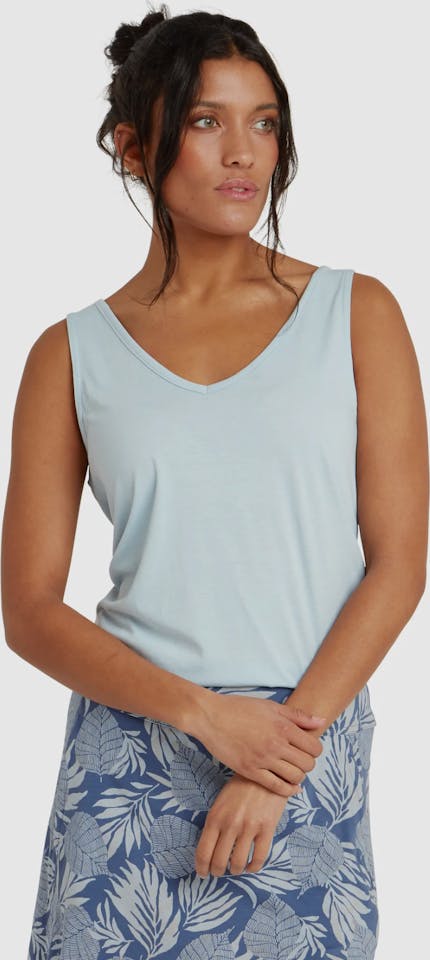 Sherpa Women's Bali V-neck Tank Sky Blue 03