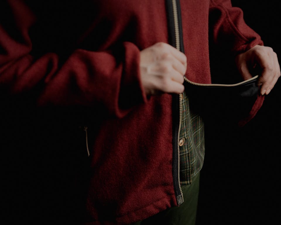 Sasta Women's Kaarna Jacket Tummanpunainen 10