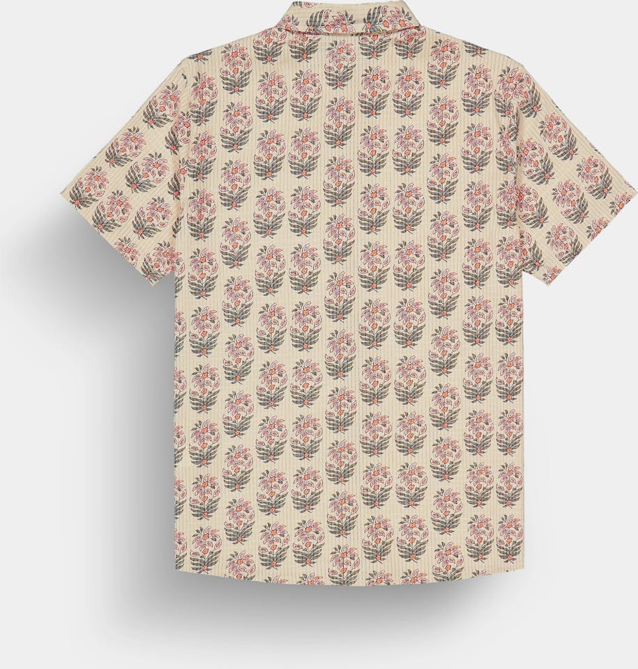 Picture Organic Clothing Men's Klivox Printed Short Sleeve Shirt Red 03