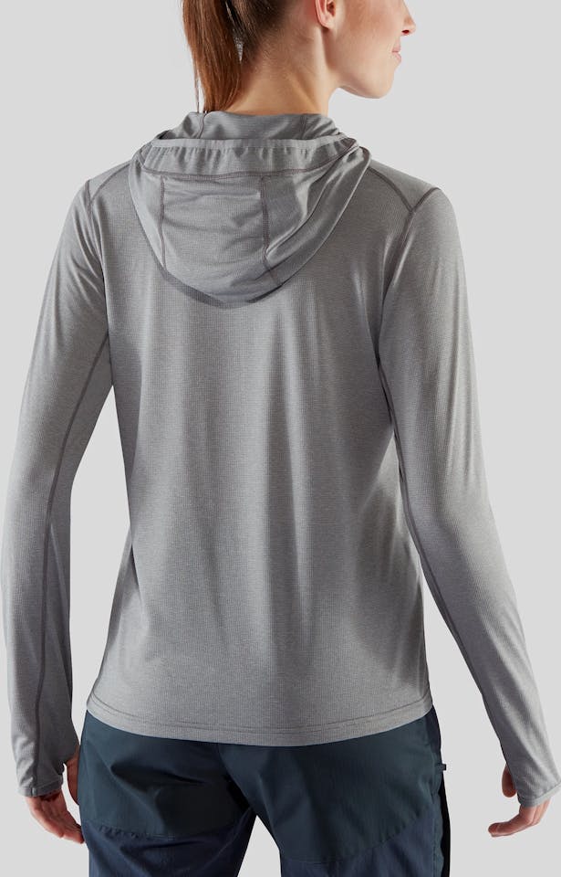 Fjällräven Women's Abisko Sun Hoodie Flame Orange 04