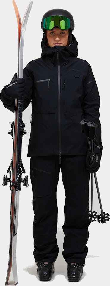 Peak Performance Women's Alpine GTX C-Knit 3L Shell Jacket Musta 01