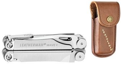Leatherman Wave Plus Heritage with Leather Pouch  02