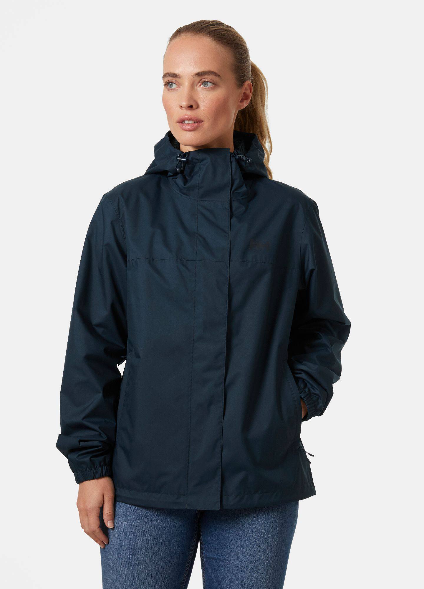 Helly Hansen Women's Vancouver Rain Jacket Navy 02