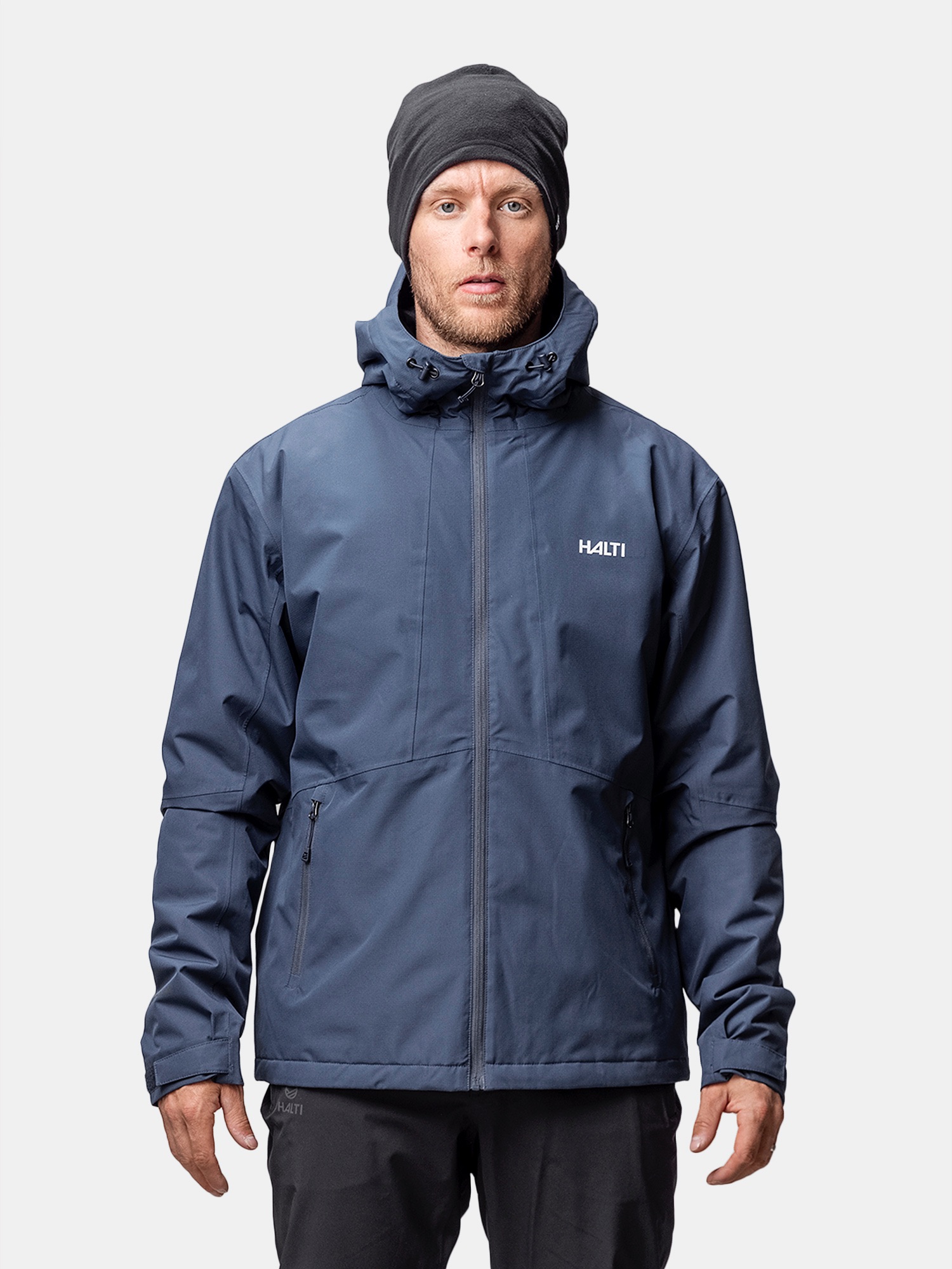Halti Men's Forter Warm Dx Jacket - Miesten vedenpitävä toppatakki Sea 06