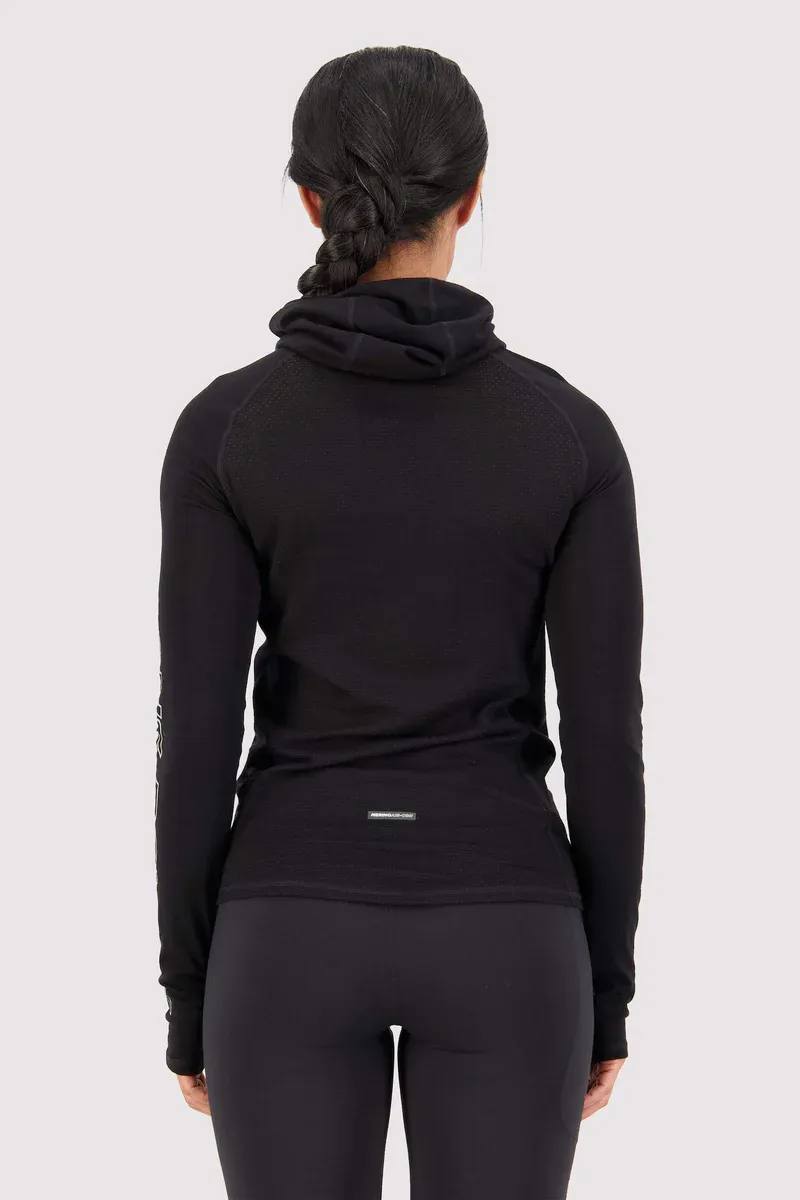 Mons Royale Bella Tech Women's Hood Musta 04