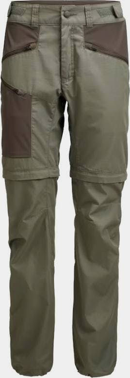 Lundhags Women's Tived Zip-Off Pant Aloe Green / Forest Green 01