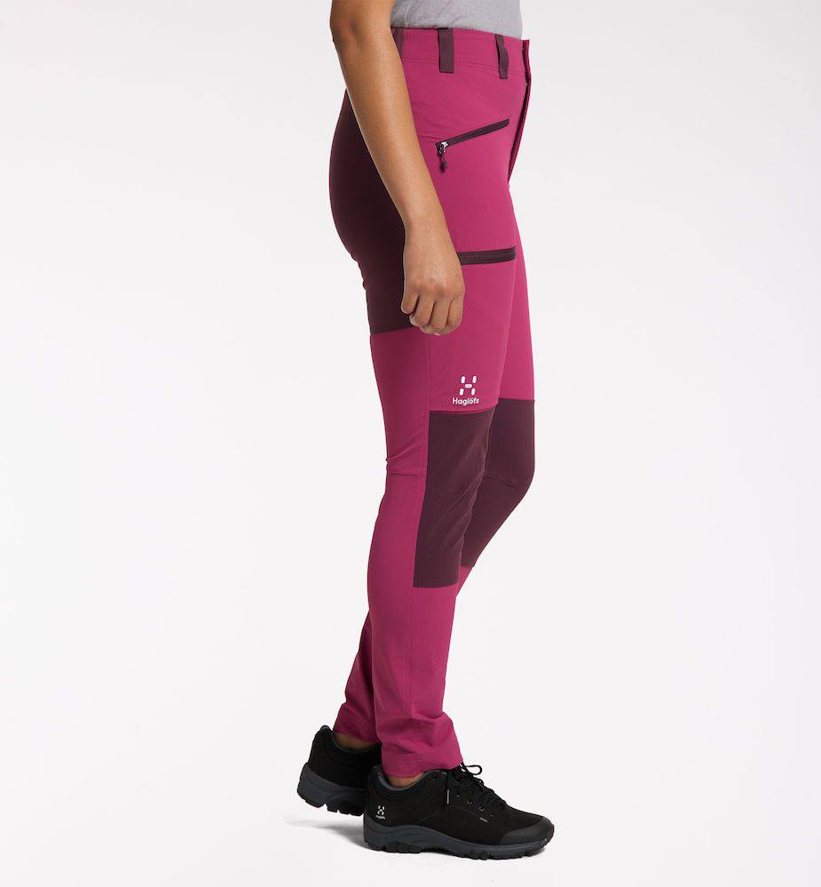 Haglöfs Women's Mid Slim Pant Dark Pink 03