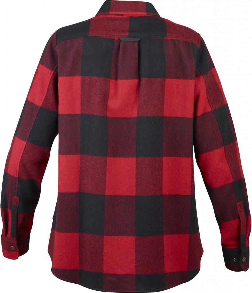 Fjällräven Canada Shirt LS Women Punainen 02