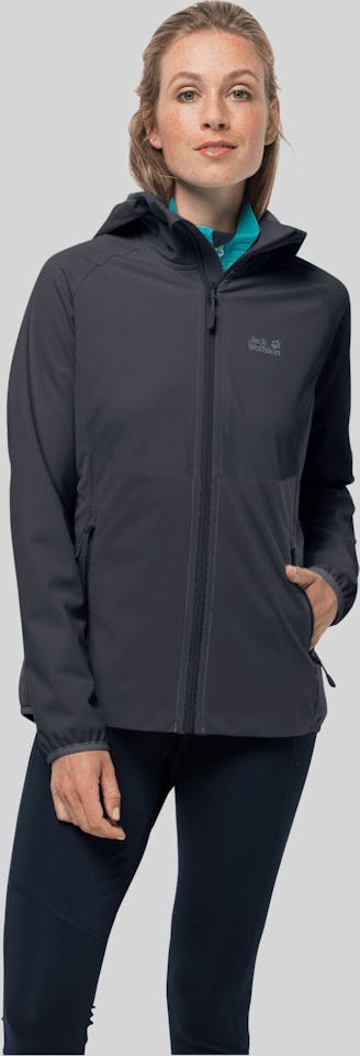 Jack Wolfskin Go Hike Softshell Jacket W Graphite 04