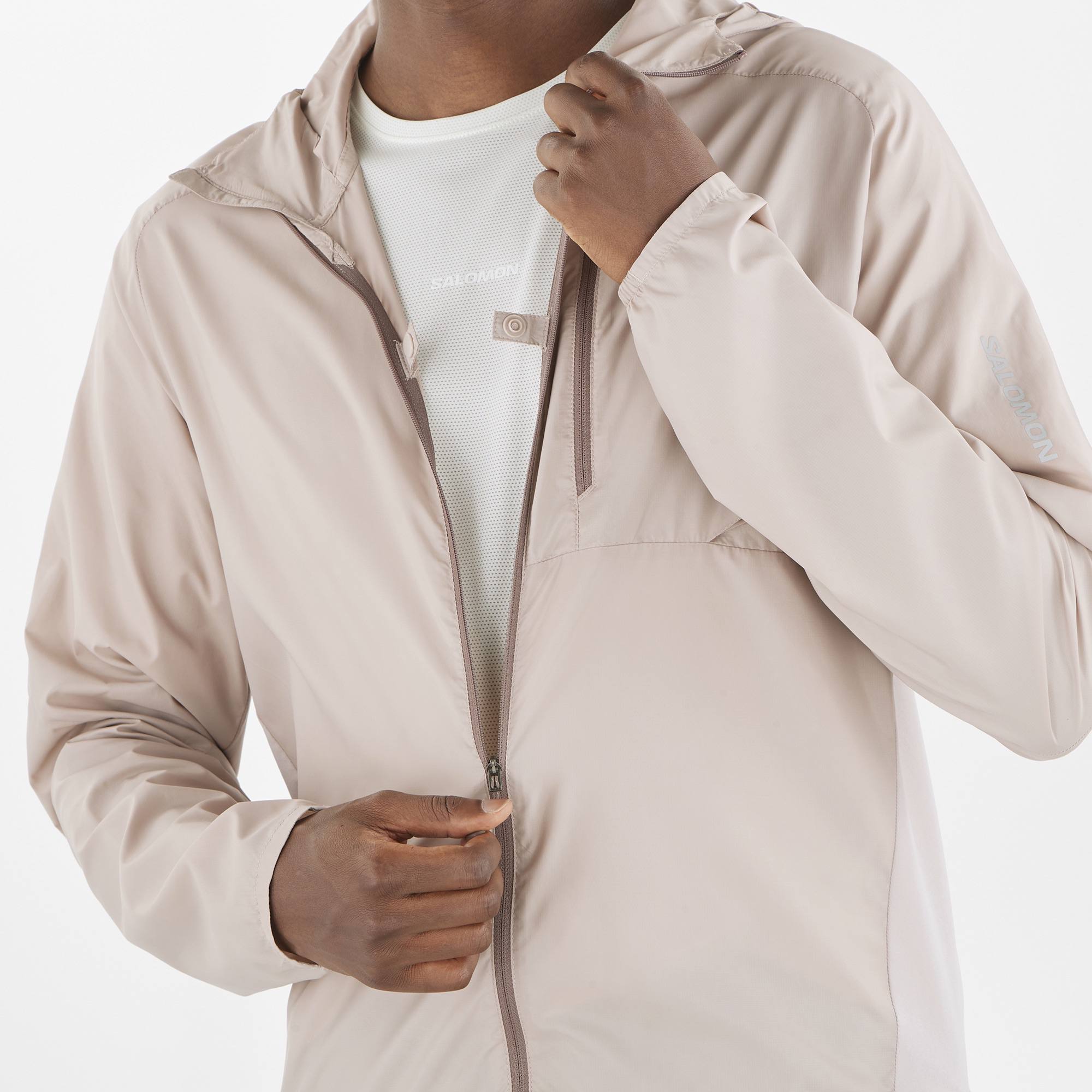 Salomon Men's Bonatti Cross Wind Jacket Etherea 06