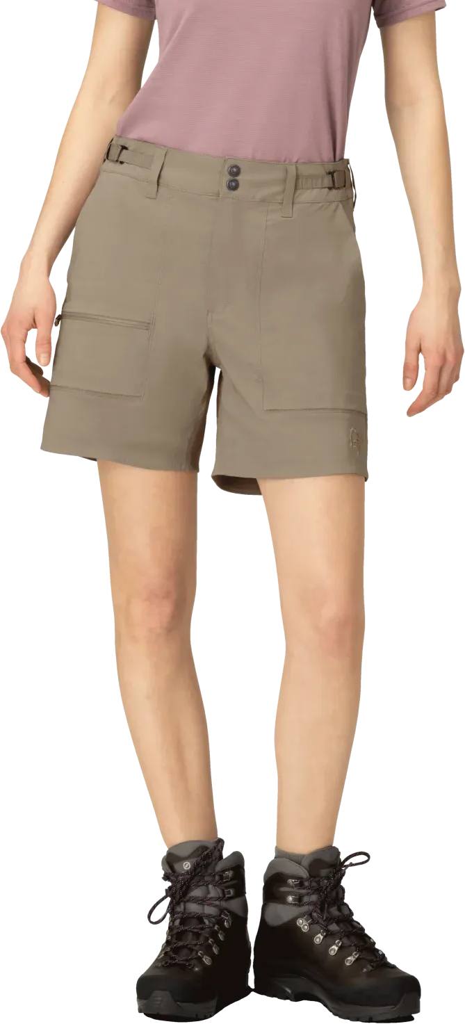 Norrøna Women's Femund Light Cotton Shorts Beige 04
