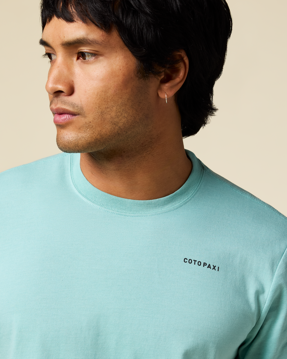 Cotopaxi Men's Mountain Magic Tee Pool Blue 04
