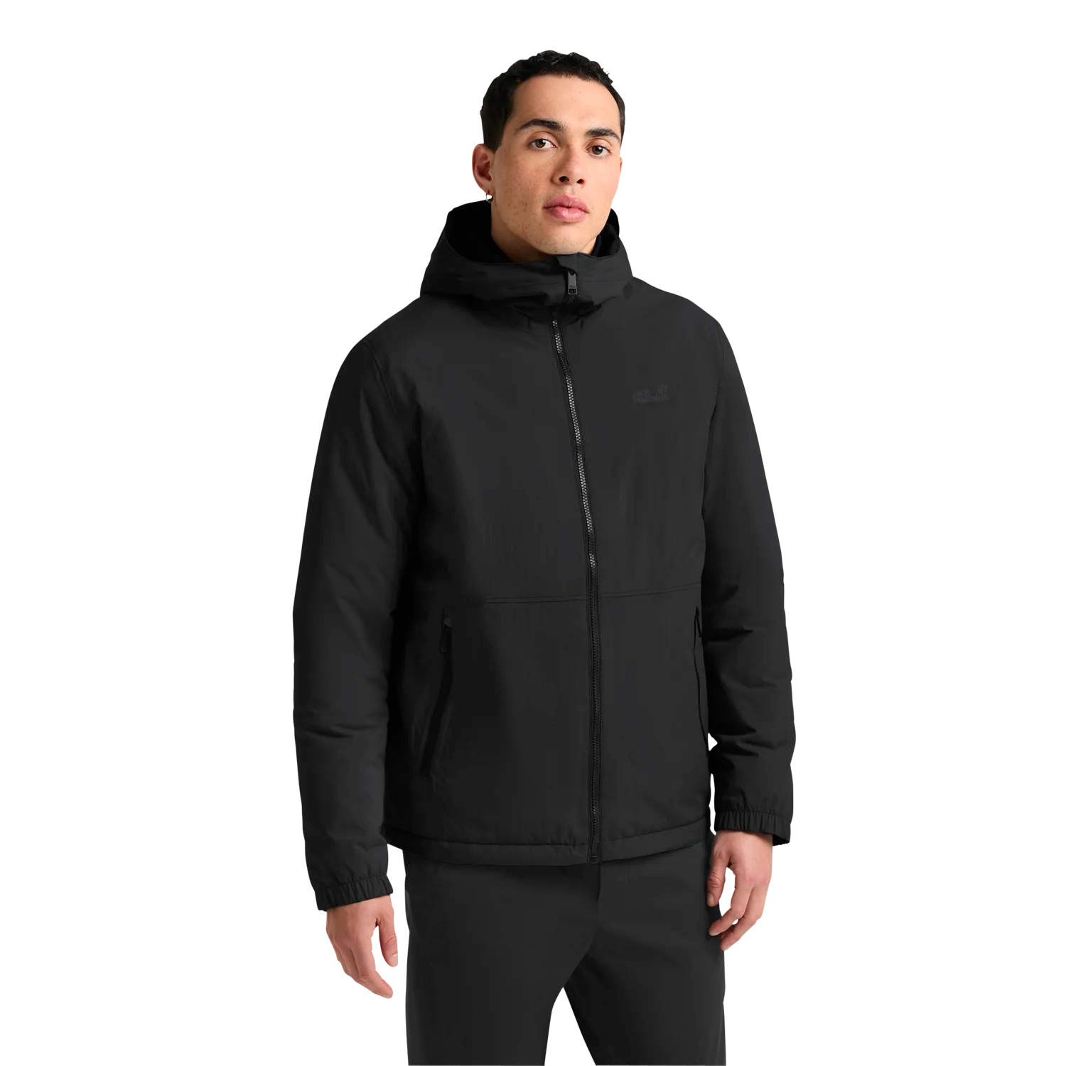 Jack Wolfskin Men's Pamir Jacket - Miesten kevyttoppatakki Musta 05