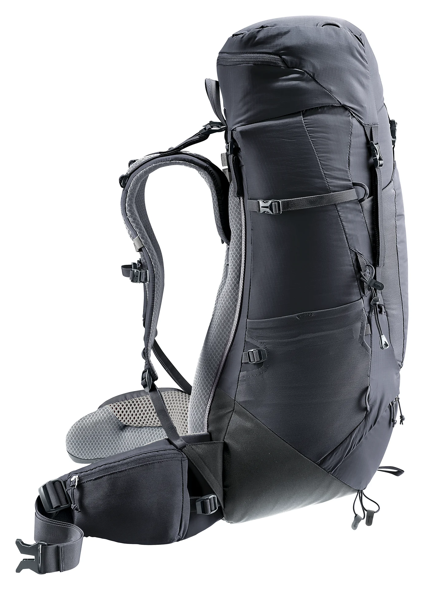 Deuter Aircontact Lite 40+10 Musta / Grafiitti 03