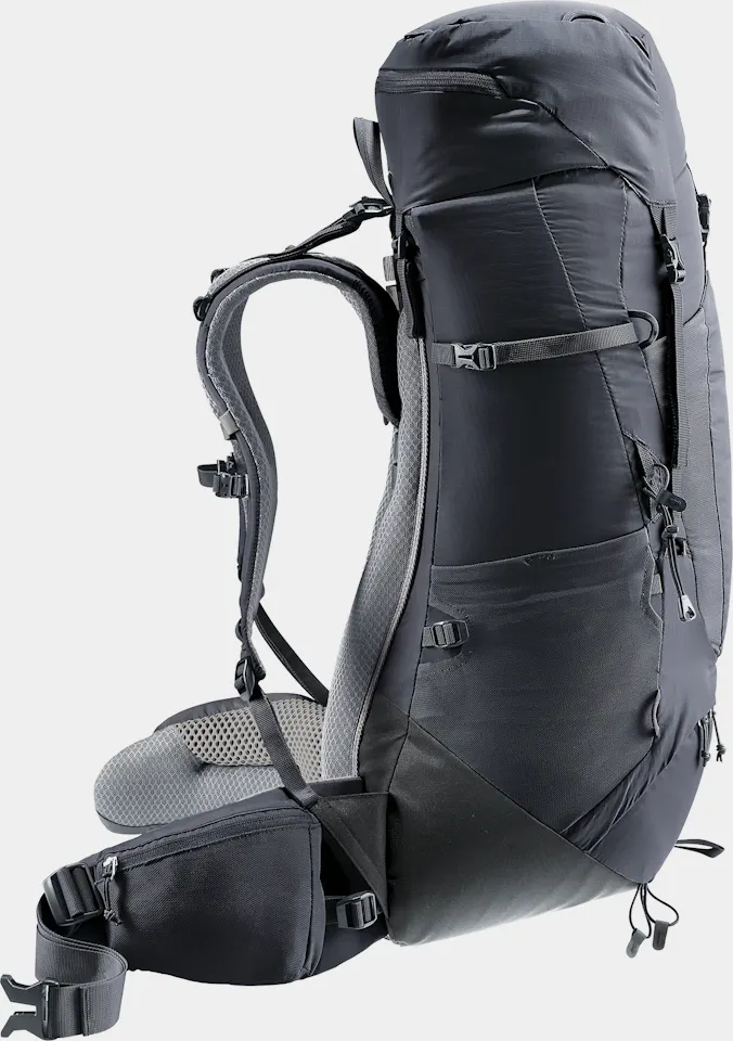Deuter Aircontact Lite 40+10 Musta / Grafiitti 03