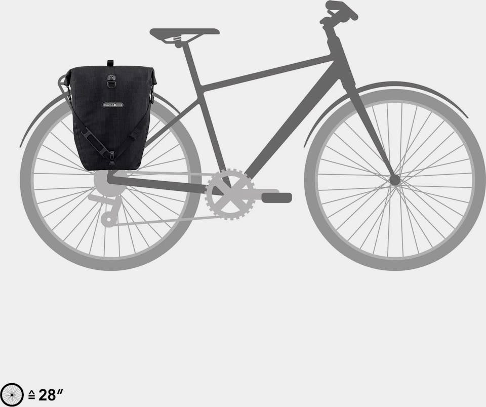 Ortlieb Back-Roller Hi-vis QL3.1, yksi kappale Musta 05