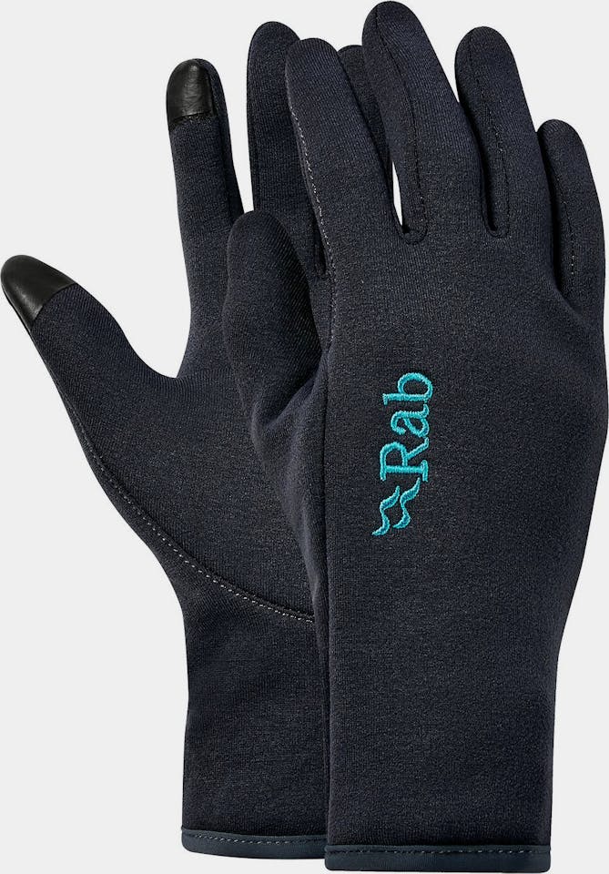Rab Women's Powerstretch Contact Glove Musta 01