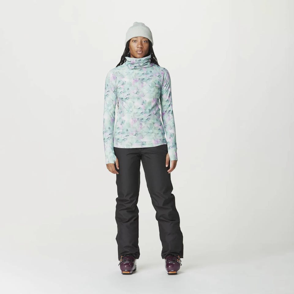 Picture Organic Clothing Women's Pagaya Prd High Fleece Blurry Water Print 03