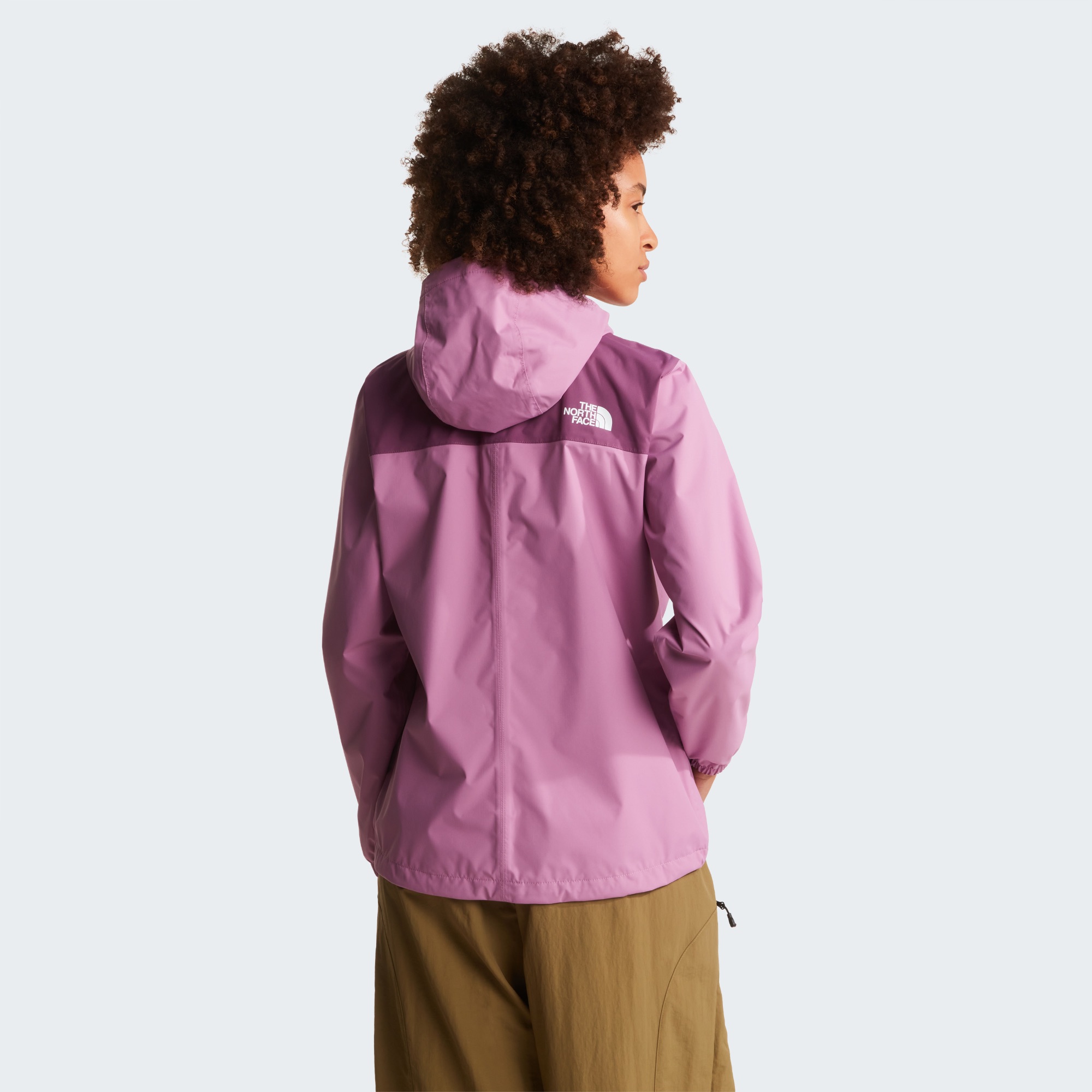 The North Face Women's Antora Rain Jacket Hushed Lavender/Chroma 06