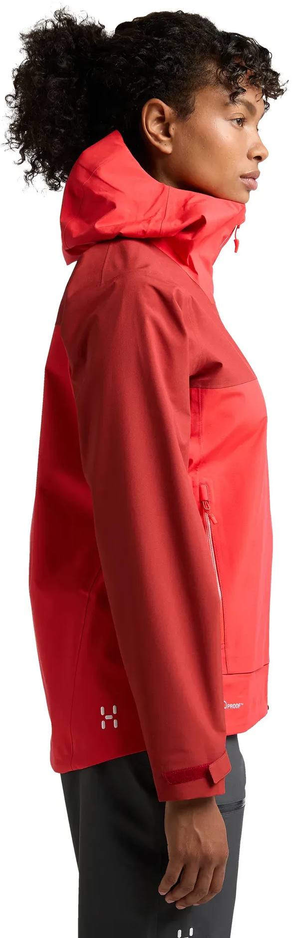 Haglöfs Women's Front Proof Jacket Poppy/Corrosion 05