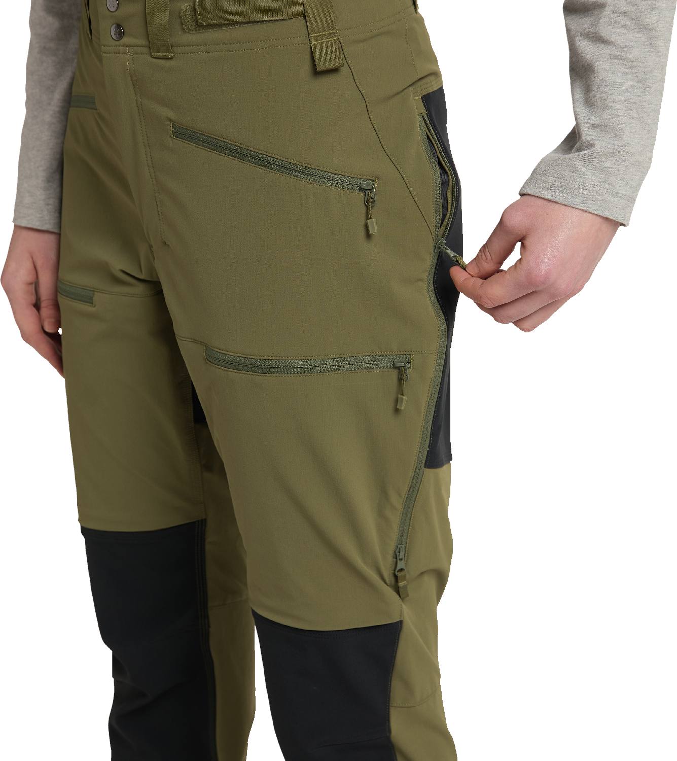 Haglöfs Women's Rugged Standard Pant Oliivi/Musta 08