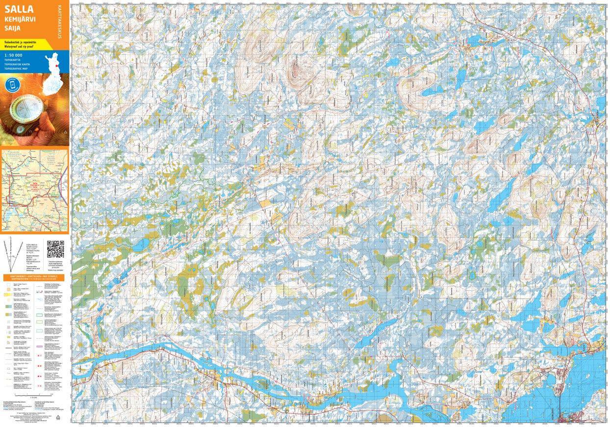 Karttakeskus Salla Kemijärvi Saija  03