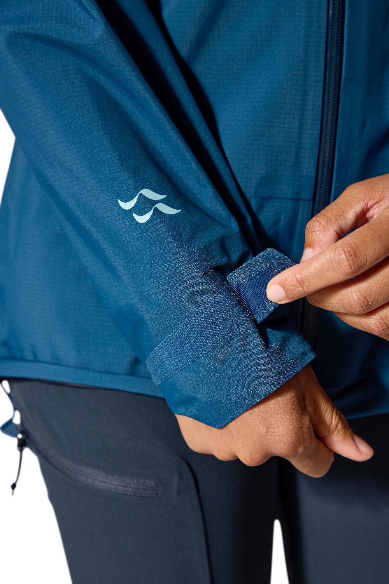 Rab Women's Firewall Mountain Jacket Tempest Blue 13