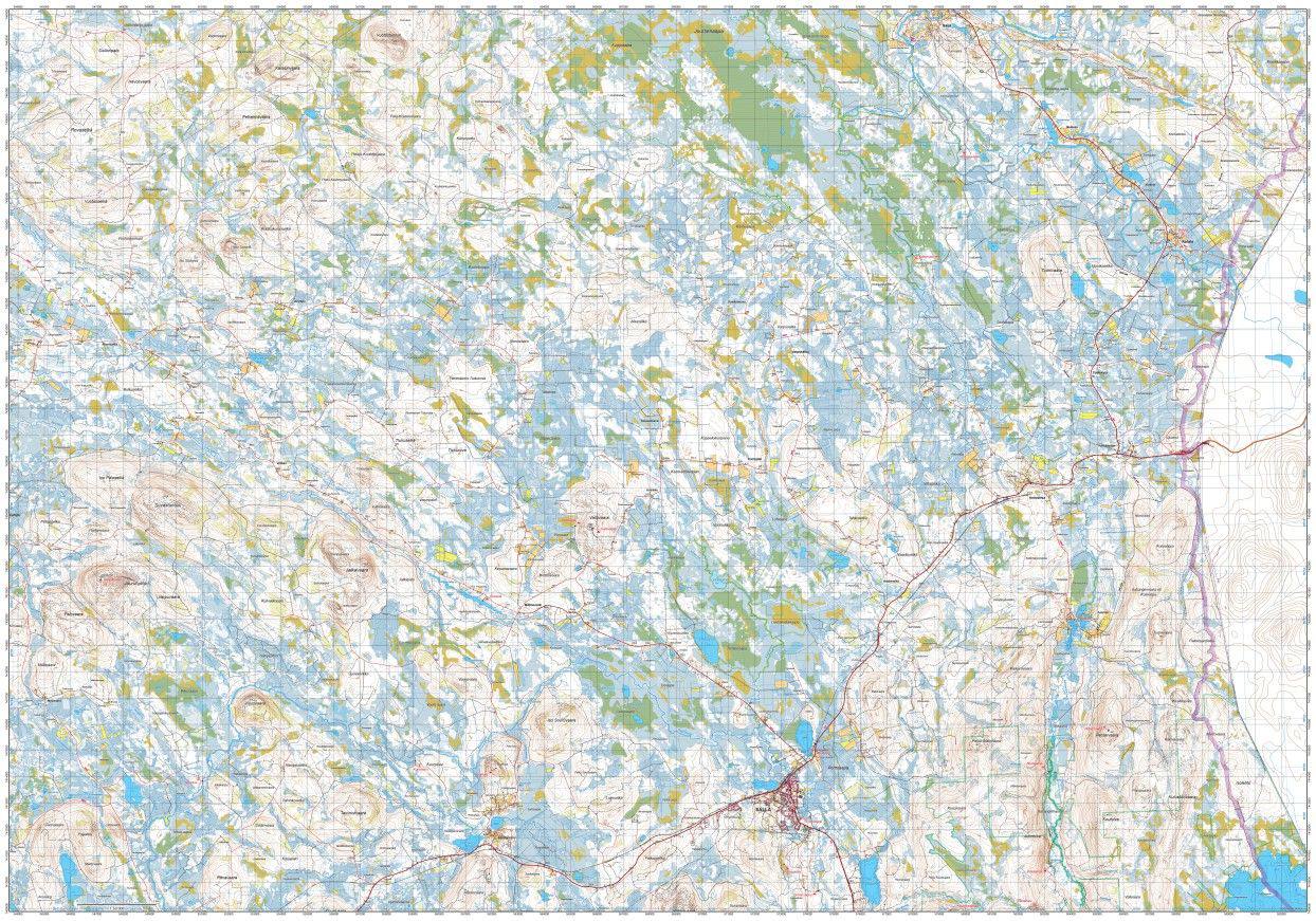 Karttakeskus Salla Kemijärvi Saija  04