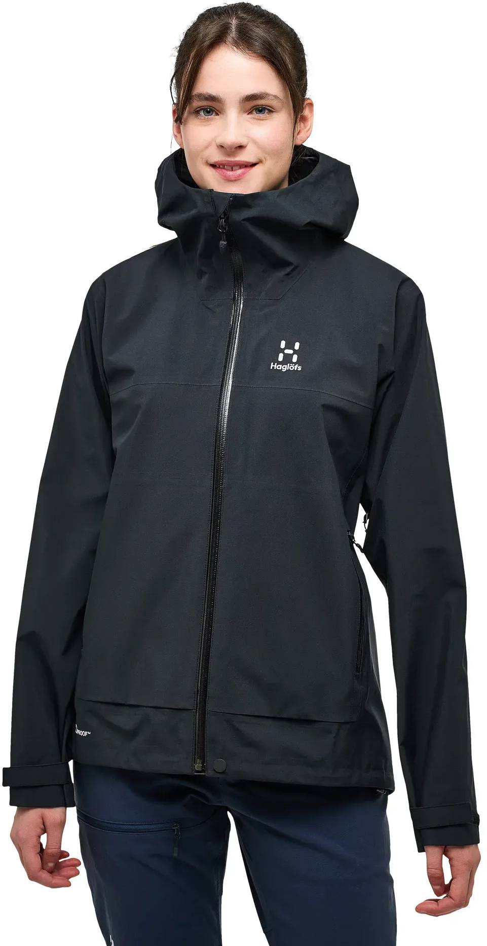 Haglöfs Women's Front Proof Jacket Musta 05