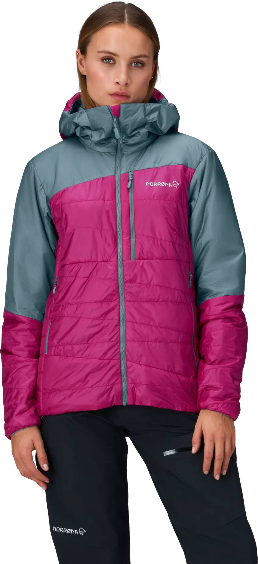 Norrøna Women's Falketind Thermo40 Hood Fuchsia 03