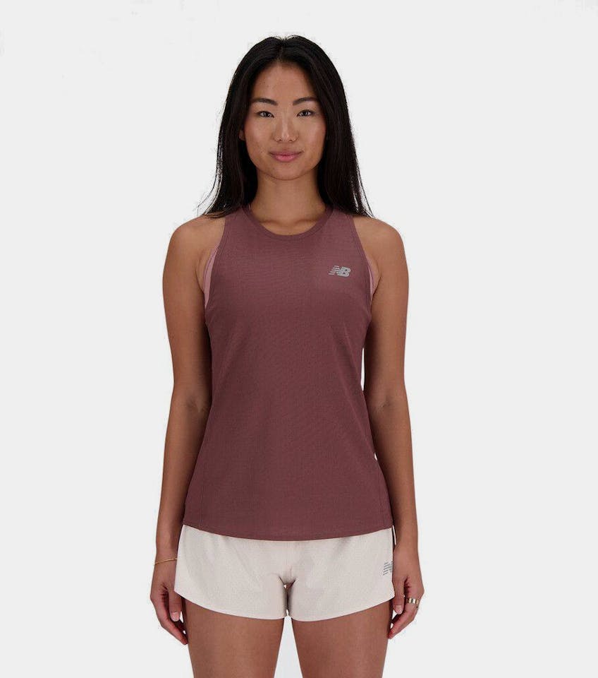 New Balance Women's Jaquard Tank Licorice(Lakritsi) 01