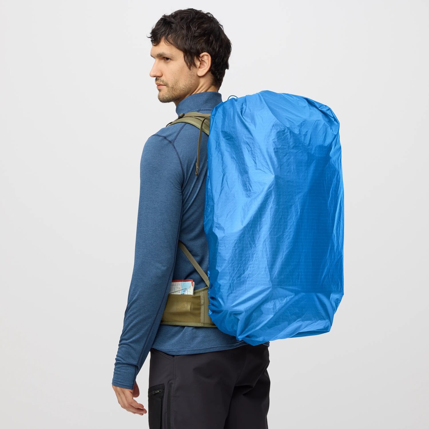 Fjällräven Rain Cover Lätt 45-50 Un Blue 02