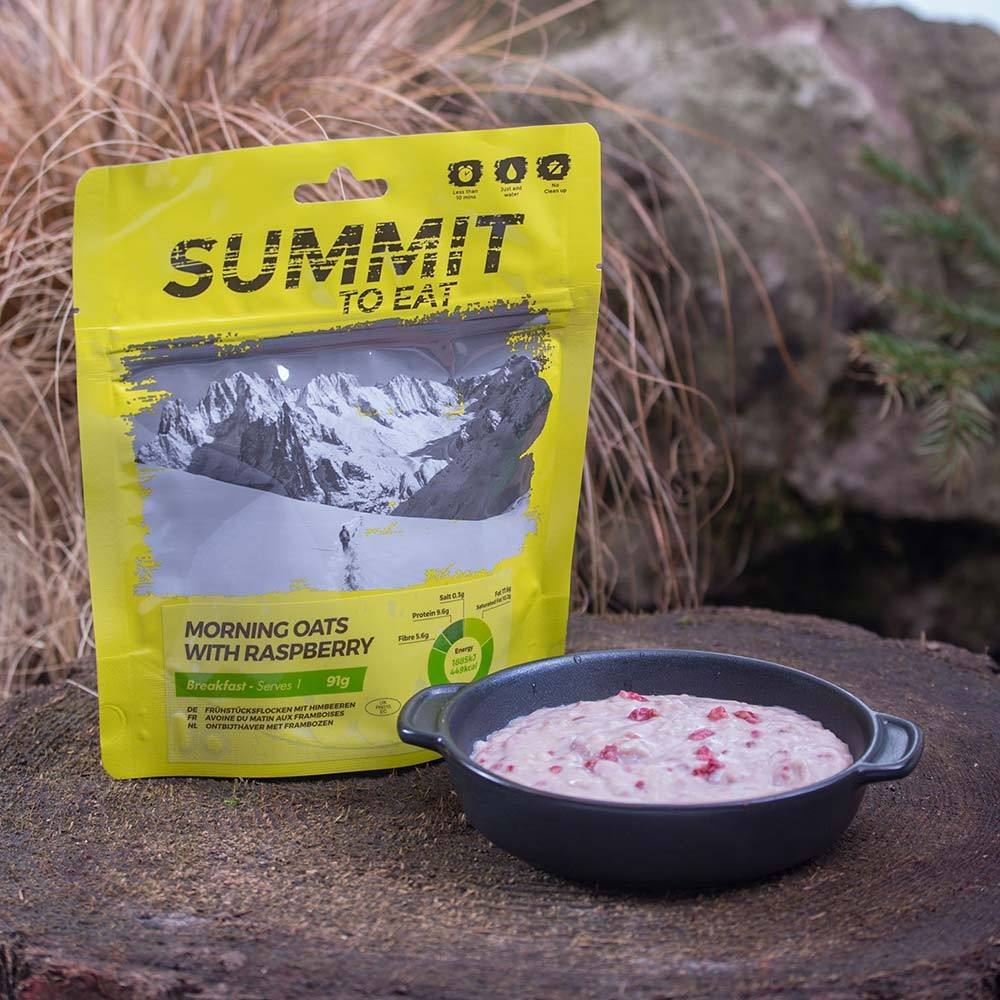 Image of Summit To Eat Morning Oats With Raspberry