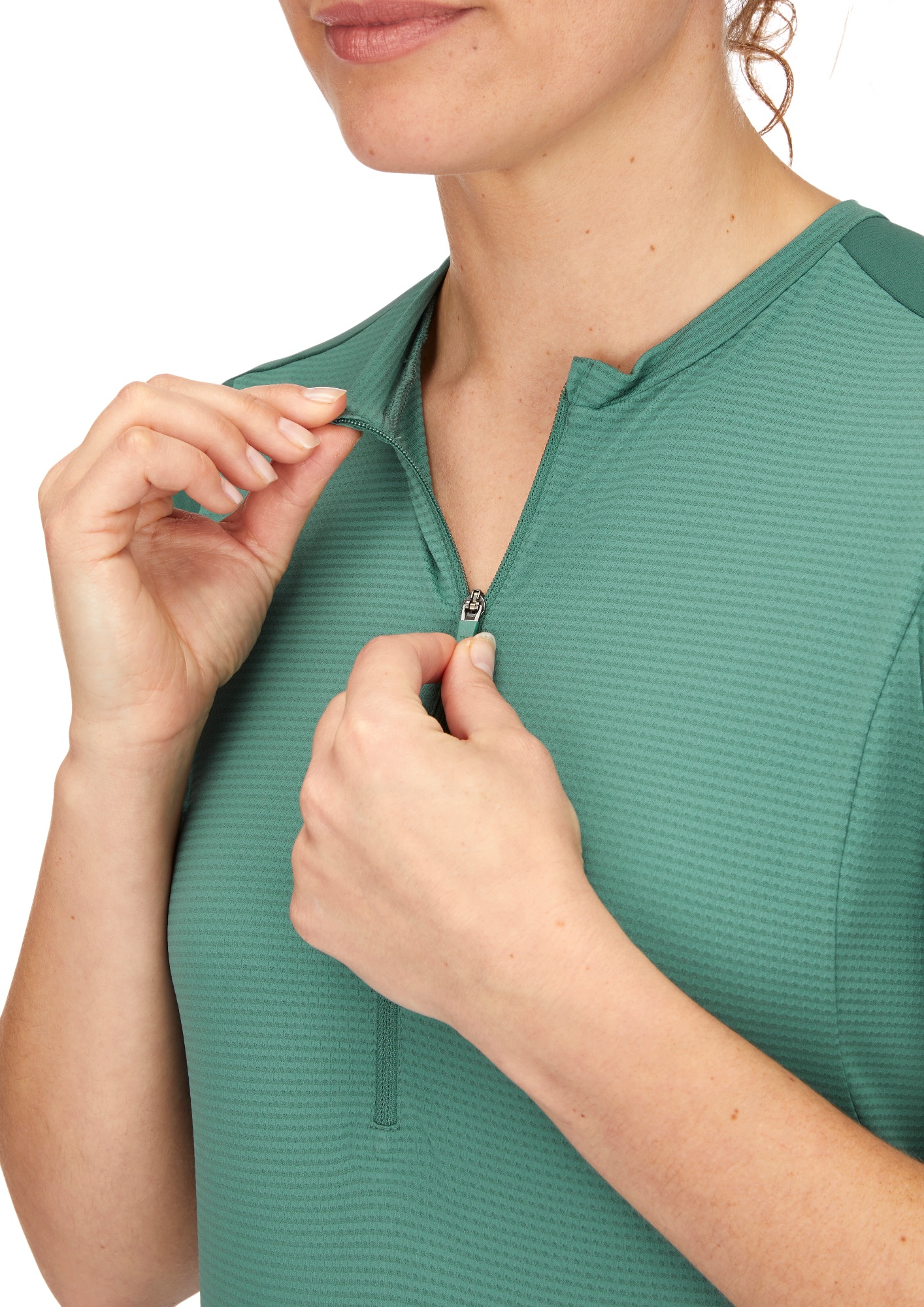 Rab Women's Cinder Tract Jersey Green Slate / Eucalyptus 12