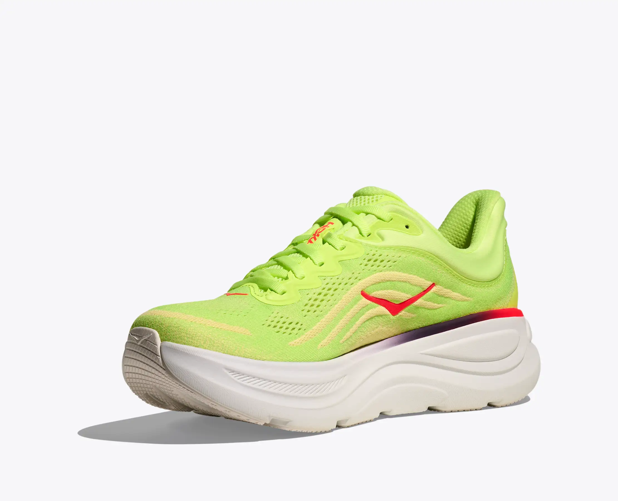 Hoka Men's Bondi 9 Neon Yuzu / Sunlight 04