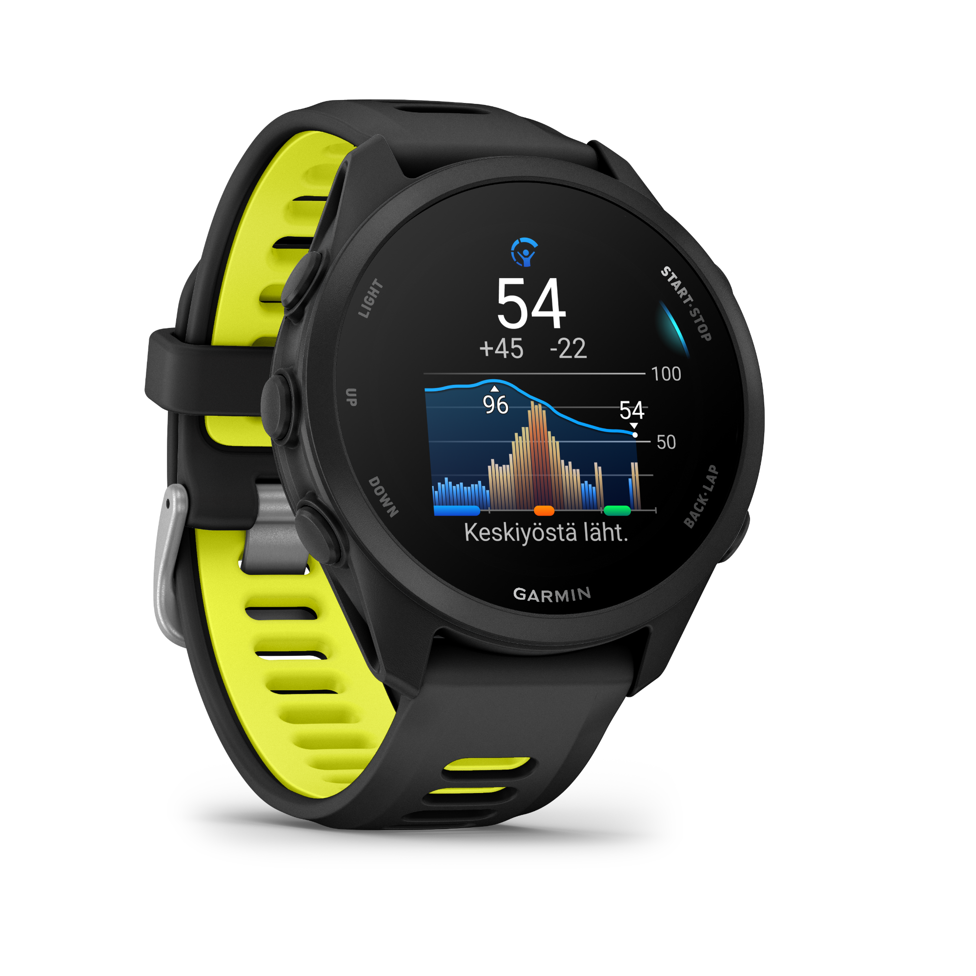 Garmin Forerunner 170 Black/amp Yellow  04