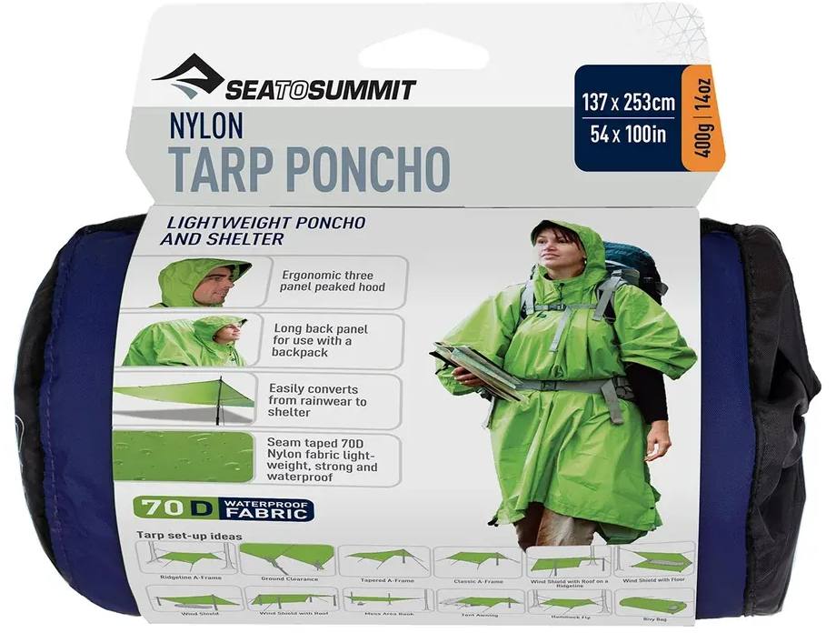 Sea To Summit Tarp Poncho Vihreä 03