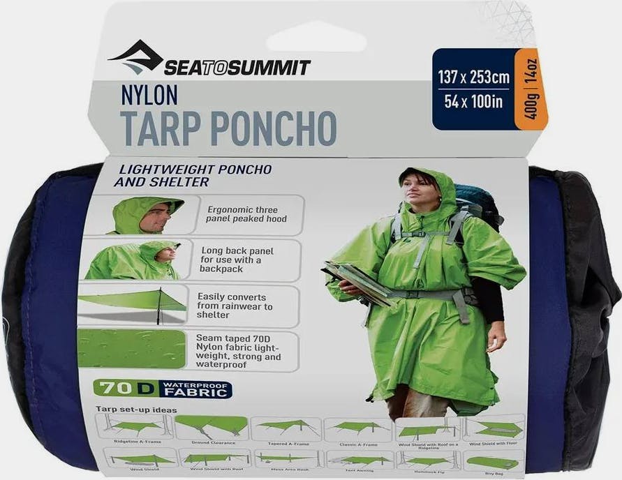 Sea To Summit Tarp Poncho Green 03