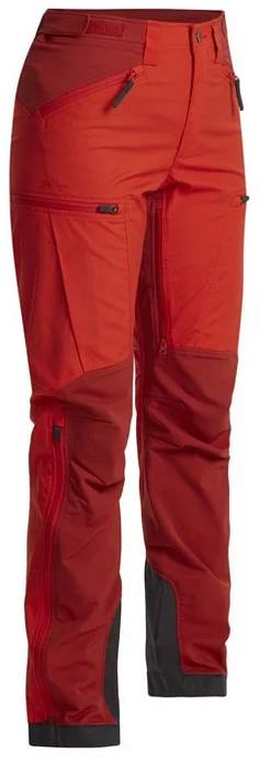 Lundhags Women's Makke Hi Waist Curved Pant Red 03