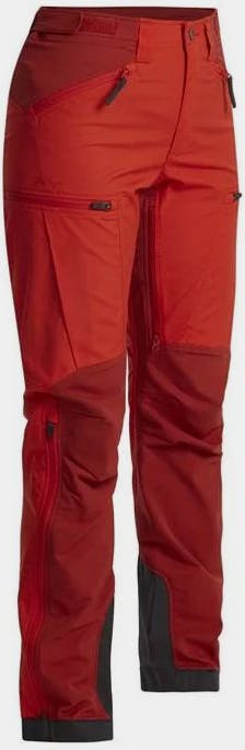 Lundhags Women's Makke Hi Waist Curved Pant Punainen 03