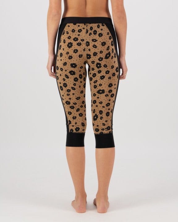 Mons Royale Women's 3/4 Legging Aoraki Lily Toffee 02