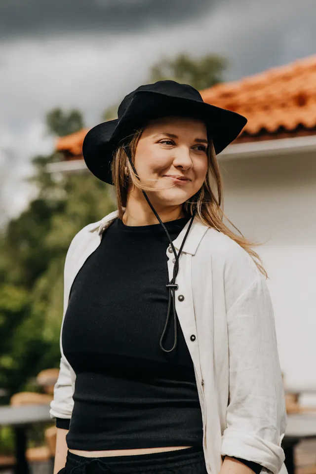 Salon Boonie Hat Black 04