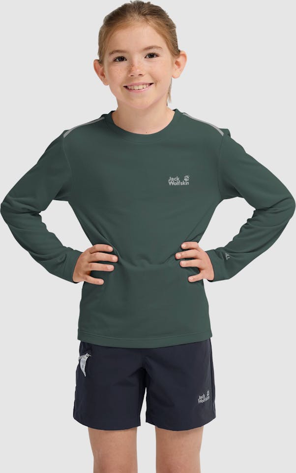 Jack Wolfskin Flare Kids Long Sleeve Sago Palm 05
